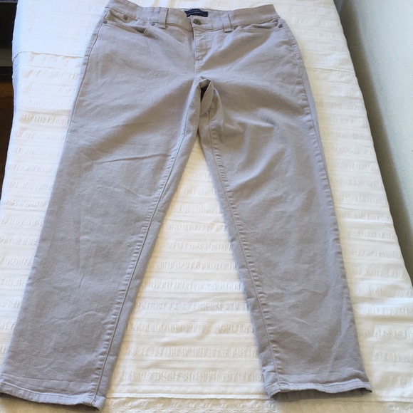 Talbots Simply Flattering 5-Pocket Gray Jeggings Size 8 - Picture 3 of 9